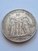 Francja 5 Franków Herkules 1876 r