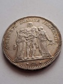Francja 5 Franków Herkules 1877 r