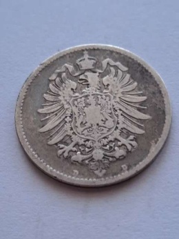 Niemcy 1 Marka Wilhelm I 1875 r D