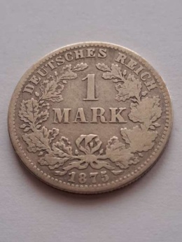Niemcy 1 Marka Wilhelm I 1875 r J