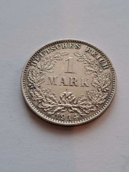 Niemcy 1 Marka Wilhelm II 1914 r E