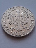 5 zł Żaglowiec 1936 r
