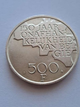 Belgia 500 Franków Baldwin I 1980 r