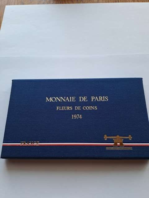 Francja zestaw monet 1974 r