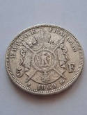 Francja 5 Franków Napoleon III 1869 r