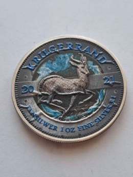 Suid Afrika Krugerrand 2021 r KOLOR