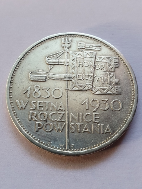 5 zł Sztandar 1930 r