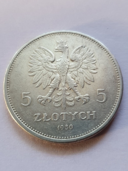 5 zł Sztandar 1930 r