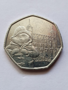 Wielka Brytania 50 Pence Paddington 2019 r