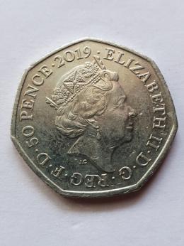 Wielka Brytania 50 Pence Paddington 2019 r