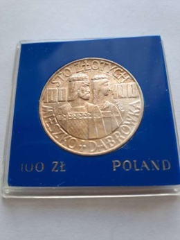 100 zł Mieszko i Dąbrówka 1966 r próba