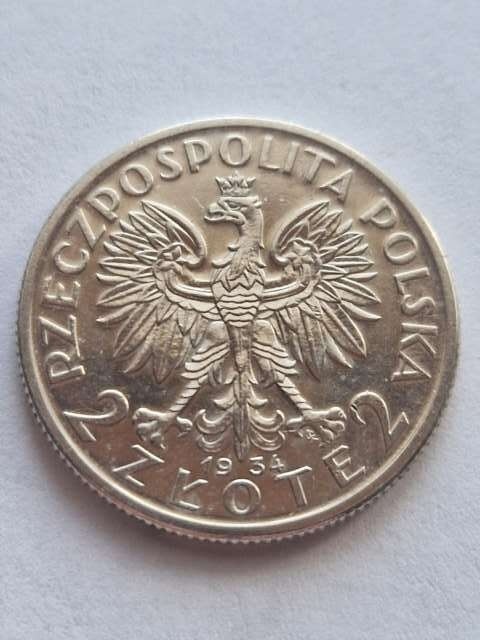 2 zł Głowa Kobiety 1934 r