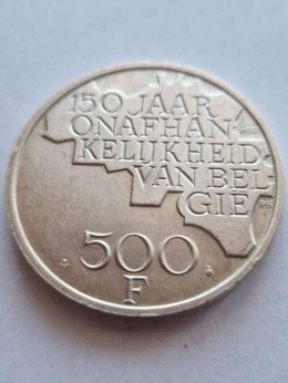 Belgia 500 Franków Baldwin I 1980 r