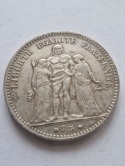 Francja 5 Franków Herkules 1875 r