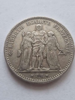 Francja 5 Franków Herkules 1873 r