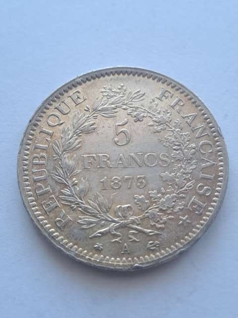 Francja 5 Franków Herkules 1873 r