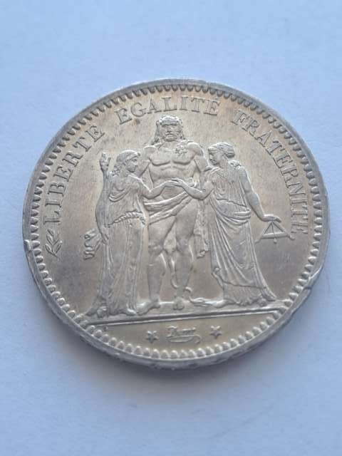 Francja 5 Franków Herkules 1873 r