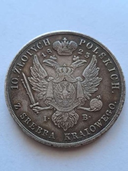 Królestwo Polskie 10 złotych Aleksander I 1823 r rzadki