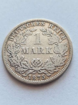 Niemcy 1 Marka Wilhelm I 1875 r F