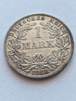 Niemcy 1 Marka Wilhelm II 1908 r A