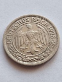 Niemcy 50 Pfenning Weimar 1928 r G