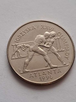 2 zł Atlanta Zapaśnicy 1995 r