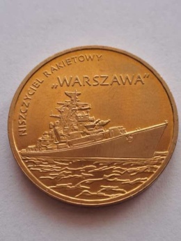2 zł Niszczyciel Rakietowy Warszawa 2013 r