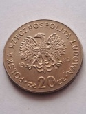 20 zl Marceli Nowotko 1983 r