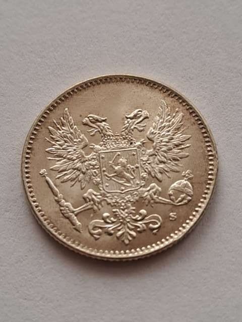 Finlandia 50 Pennia Mikołaj II 1917 r