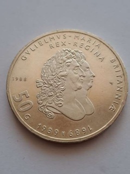 Holandia 50 Guldenów Beatrix 1989 r