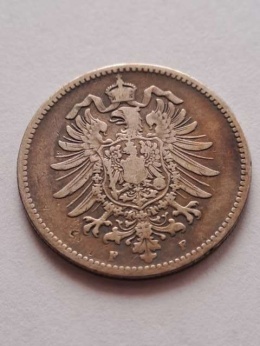 Niemcy 1 Marka Wilhelm I 1875 r F