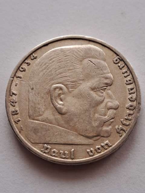 Niemcy 5 Marek Hindenburg 1936 r A