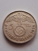 Niemcy 5 Marek Hindenburg 1936 r A