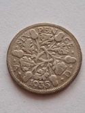 Wielka Brytania 6 Pensów Jerzy V 1935 r