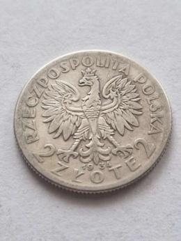 2 zł Głowa Kobiety 1934 r