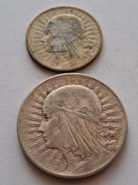 2 i 5 zł Głowa Kobiety 1933 r