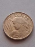 2 zł Żniwiarka 1924 r odwrotka