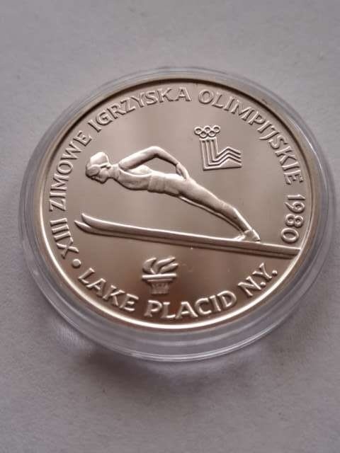 200 zł Lake Placid 1980 r znicz