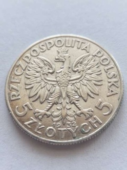5 zł Głowa Kobiety 1932 r