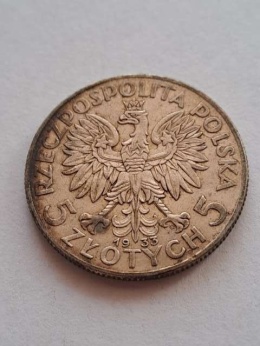 5 zł Głowa Kobiety 1933 r