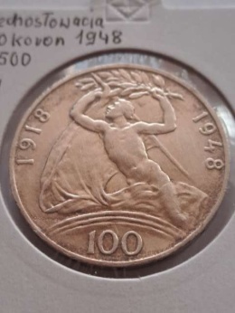 Czechosłowacja 100 Koron 1918 - 1948 r