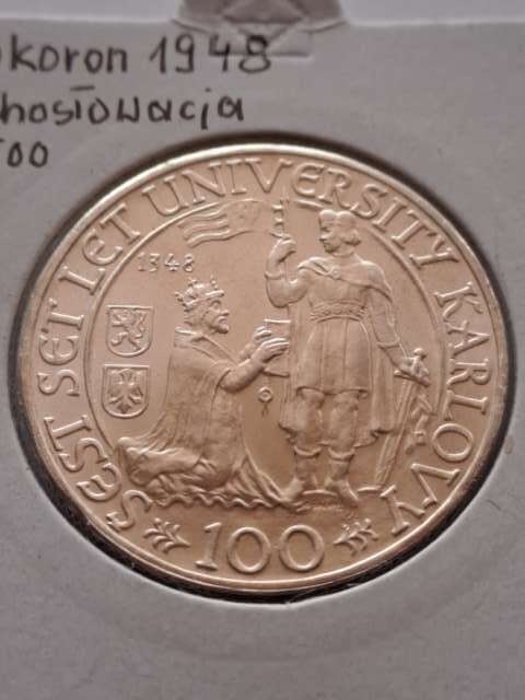 Czechosłowacja 100 Koron 1948 r