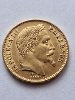 Francja 20 Franków Napoleon III 1868 r