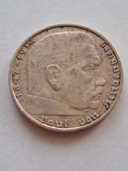 Niemcy 2 Marki Hindenburg 1937 r F