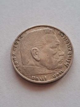 Niemcy 2 Marki Hindenburg 1938 r A