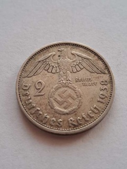 Niemcy 2 Marki Hindenburg 1938 r A