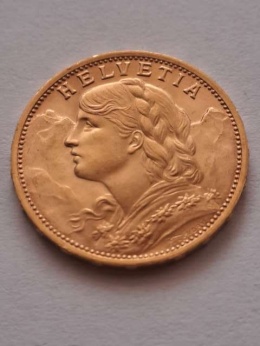 Szwajcaria 20 Franków 1927 r