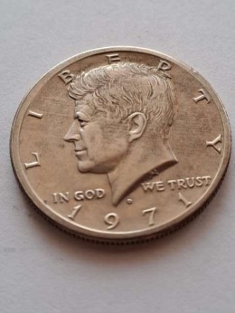 USA 1/2 Dollara Kennedy 1971 r D