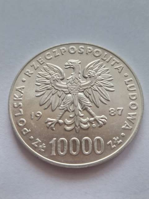 10 000 zł Jan Paweł II 1987 r