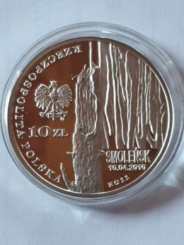 10 zł Smoleńsk - Pamięci Ofiar 2011 r